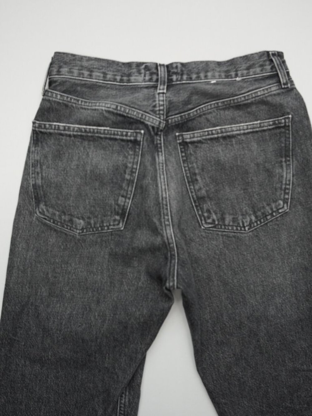 Agolde Fran High Rise Wide Leg Cuffed Jeans in Ditch Size 25 - Picture 7 of 13